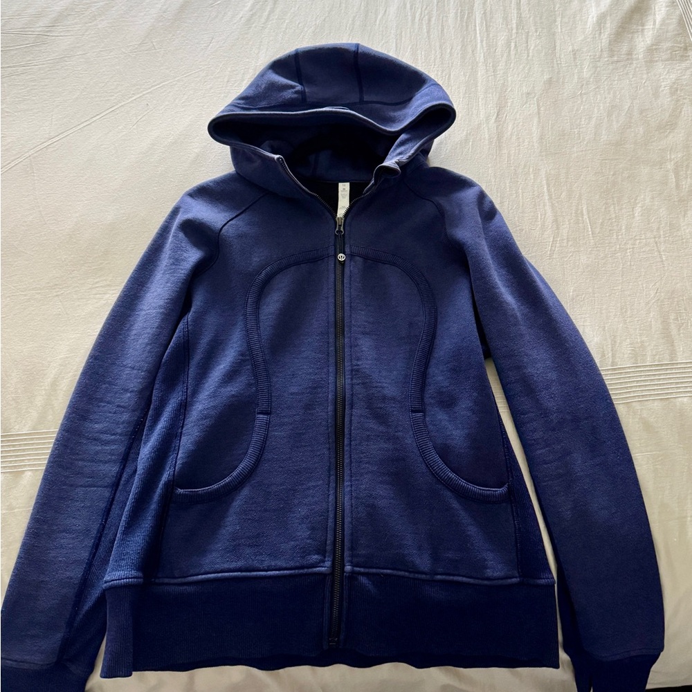 Navy Blue Women's Hoodie Jacket